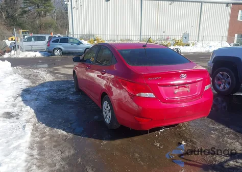 2016 Hyundai Accent Se из США, поврежденный, VIN KMHCT4AE3GU081256